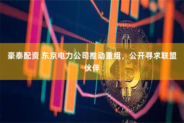 豪泰配资 东京电力公司推动重组，公开寻求联盟伙伴