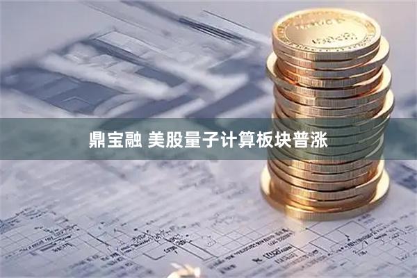 鼎宝融 美股量子计算板块普涨