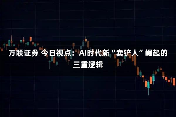 万联证券 今日视点：AI时代新“卖铲人”崛起的三重逻辑